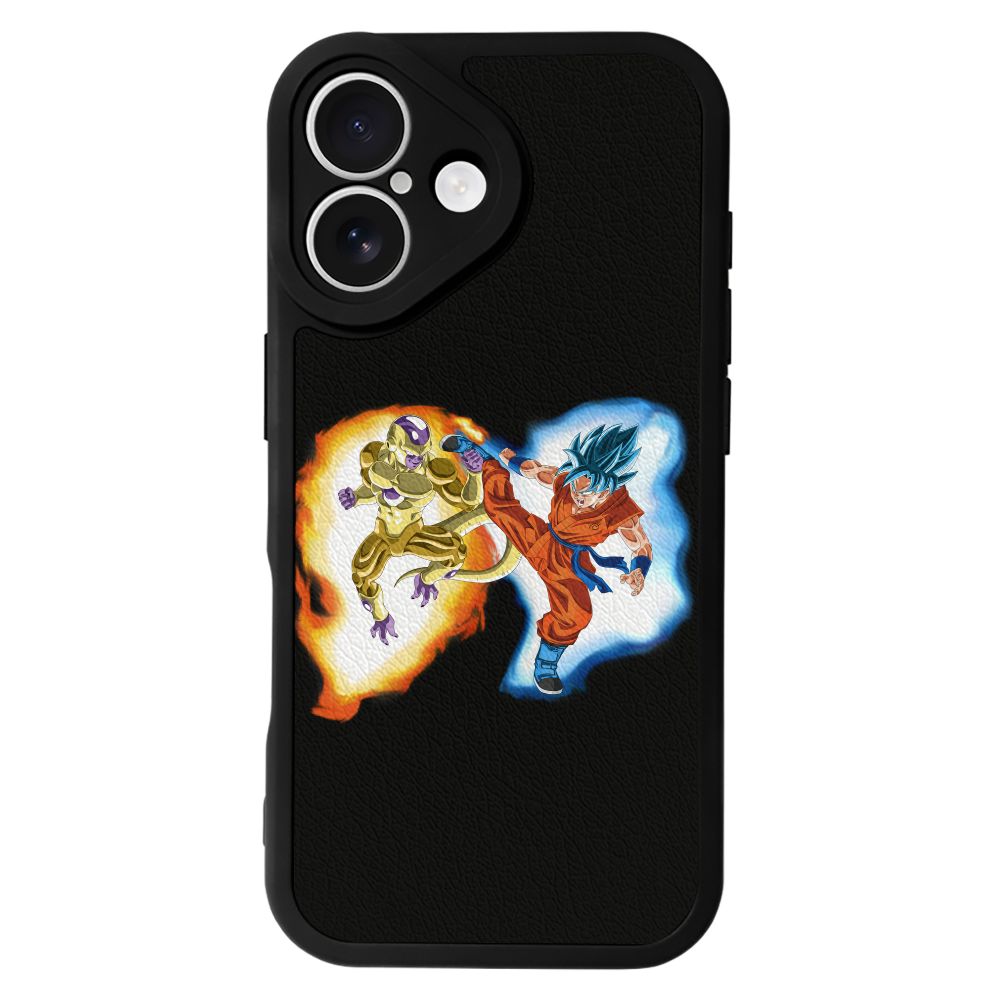 （画像用） ドラゴンボール フリーザ DRAGON BALL Frieza 【iPhone 16シリーズ対応】シリコンスマホケース（レザー調） 材質：シリコン